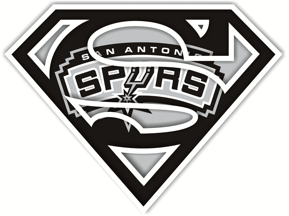 San Antonio Spurs superman iron on heat transfer